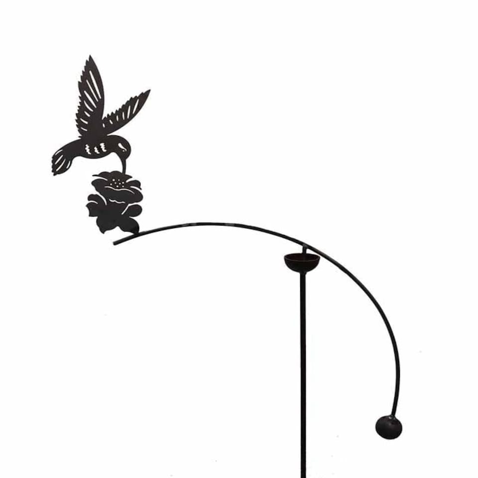 image 1 of Hummingbird Wind Rocker Single Bare Metal/Ready to Rust - Steel - L66 x W54 x H148.5 cm