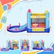 image 7 of Outsunny Bouncy Castle w/ Slide Water Pool Trampoline, Blower 3.6 x 1.75 x 1.8m