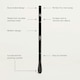 image 2 of Mylee Cuticle Pusher - Black