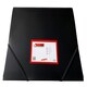 image 6 of Janrax A4 Black 3 Flap Folder with Elasticated Closure