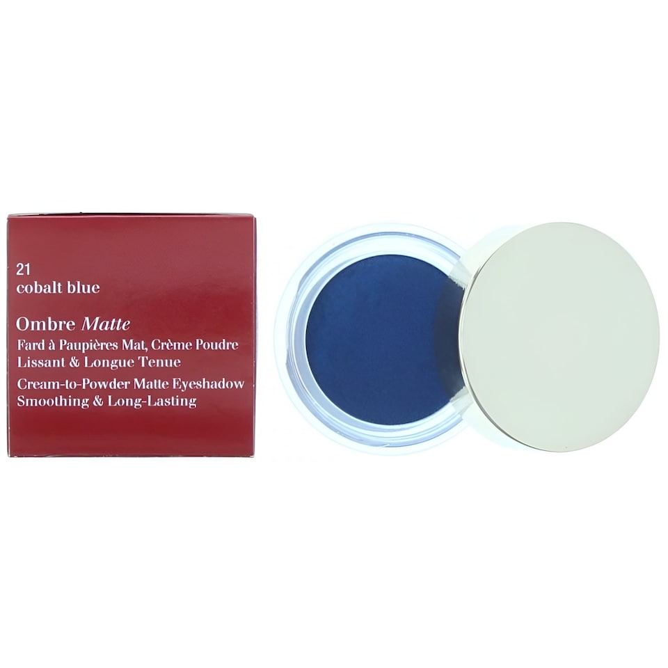 image 1 of Clarins Ombre Matte Eye Shadow 7G - 21 Cobalt Blue