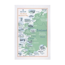 Ulster Weavers Wild Atlantic Way Tea Towel - Cotton Green