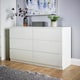 image 1 of Chest Of Drawers Spacious Bedroom Furniture Storage Unit Modern Organiser | White