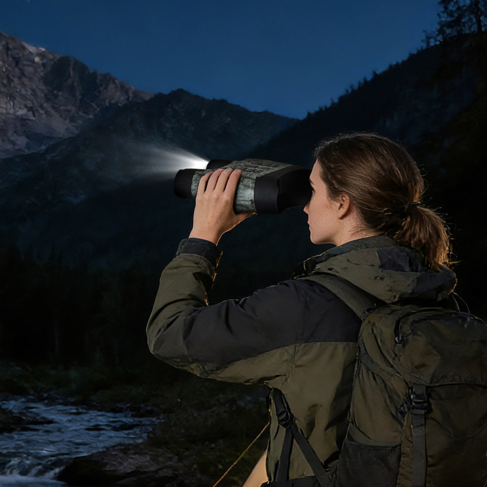 image 1 of Spector Night Vision Goggles 4K UHD Binoculars 11x Digital Zoom with LCD Screen