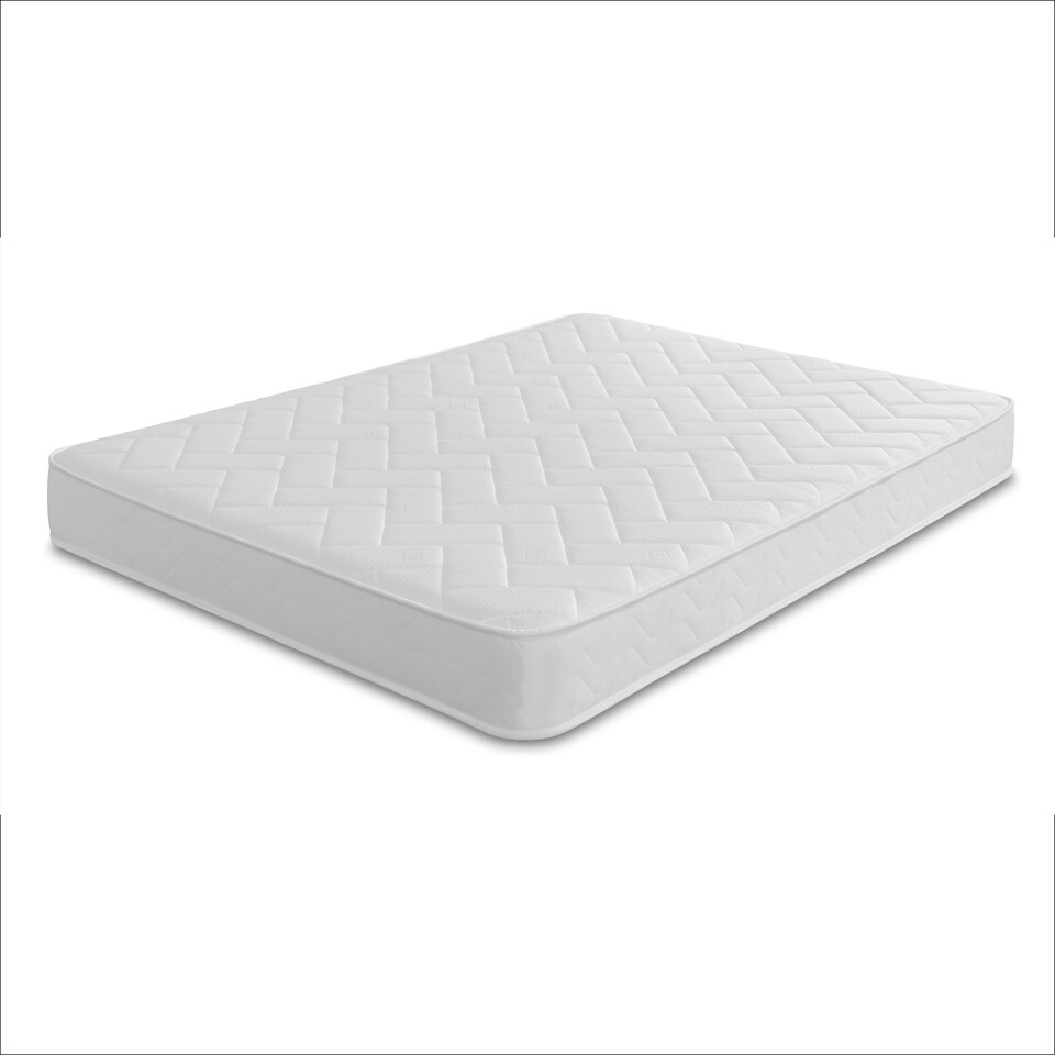 image 1 of Quilted Brick Hybrid Mattress - 18cm Deep, Soft Firmness Small Single