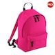 image 1 of Bagbase Junior Fashion Backpack / Rucksack (14 Litres) (Pack of 2) - Fuchsia/Graphite - One Size