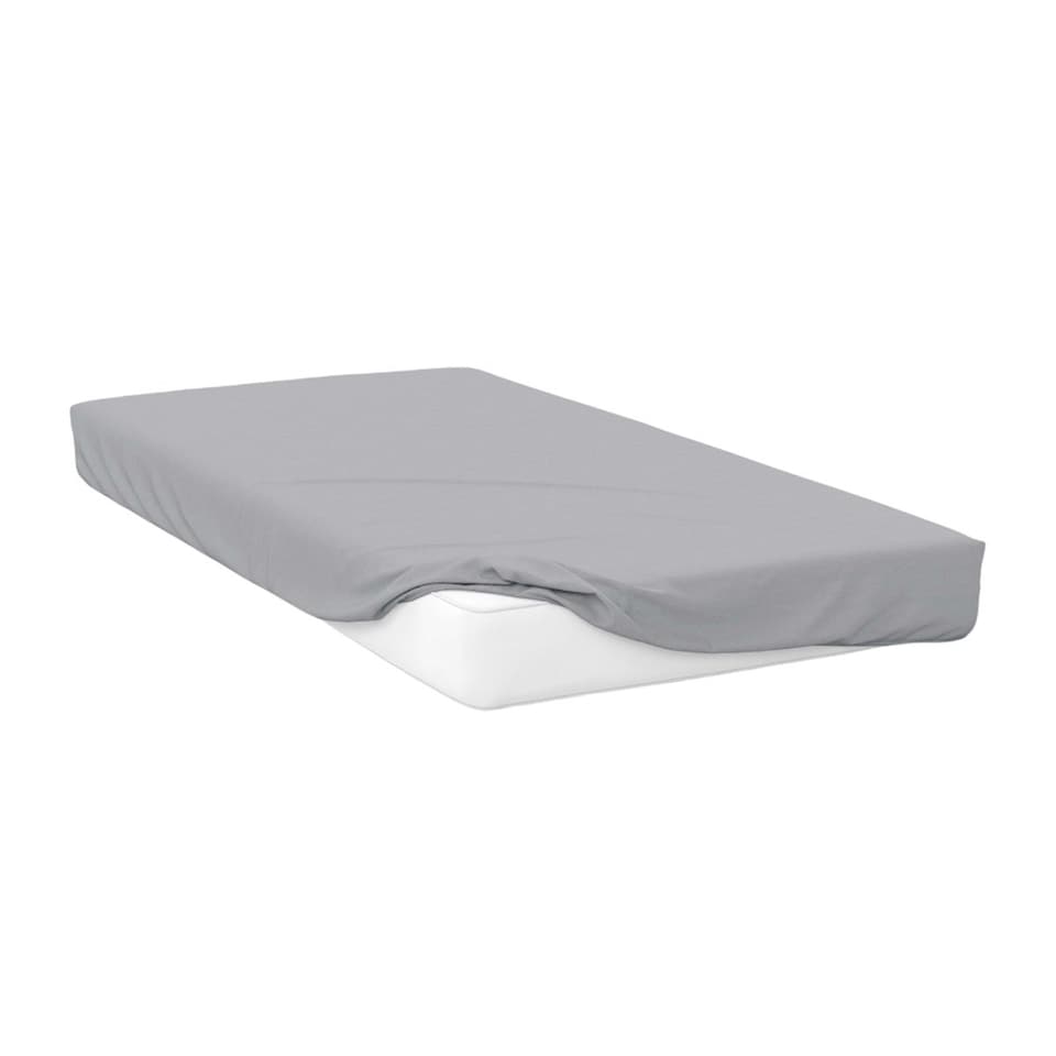image 1 of Belledorm 400 Thread Count Egyptian Cotton Fitted Sheet - Platinum - Double