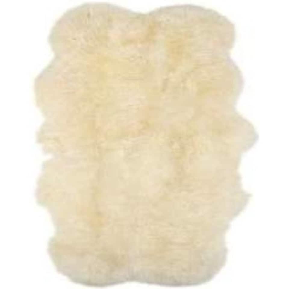 Sheepskin Rug Natural - Quad (4 Pelts) Cream | Natural | 180cm x 130cm