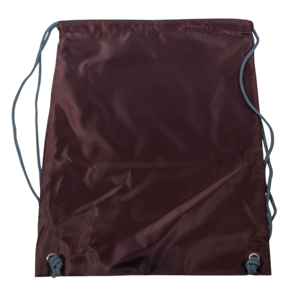 image 1 of Aston Villa FC Up The Villa Drawstring Bag | Brown | Brown/Blue/Yellow | One Size | 1
