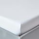 image 1 of Homescapes White Egyptian Cotton Fitted Sheet 200 TC, Double | White | Double
