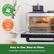 image 8 of Hamilton Beach 28L Mini Oven with Double Hotplate
