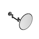 image 1 of Cosmic Magnifying Mirror with Screws & Durable Metal for Bathroom, Brushed Black