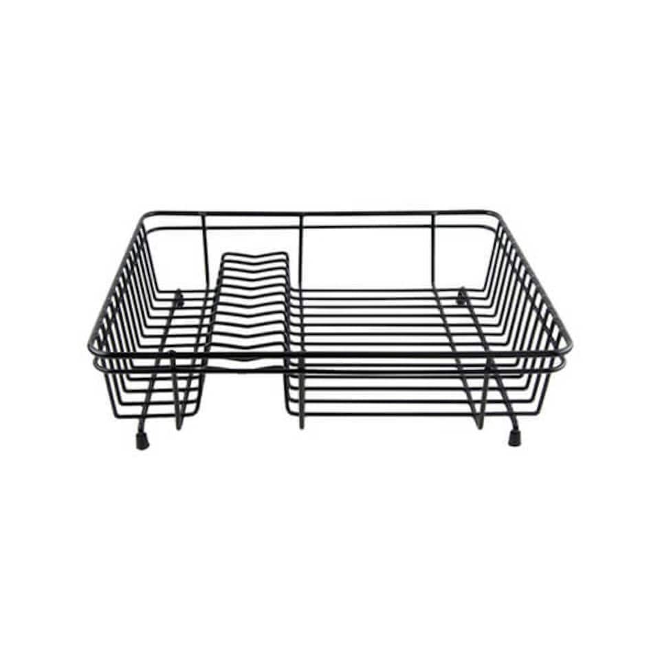 Apollo Small Black Wire Dish Drainer Black