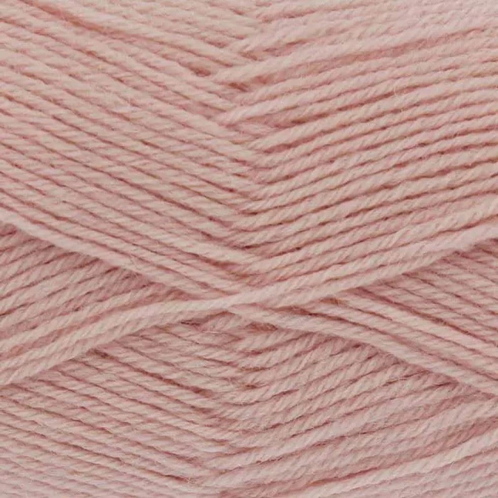 King Cole Pink Merino Blend 4 Ply Yarn Cone For Crochet, Knitting - per 500 gram ball