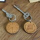 image 1 of Personalised When . . . Met Daddy Key Ring Fathers Day Gift for Dad