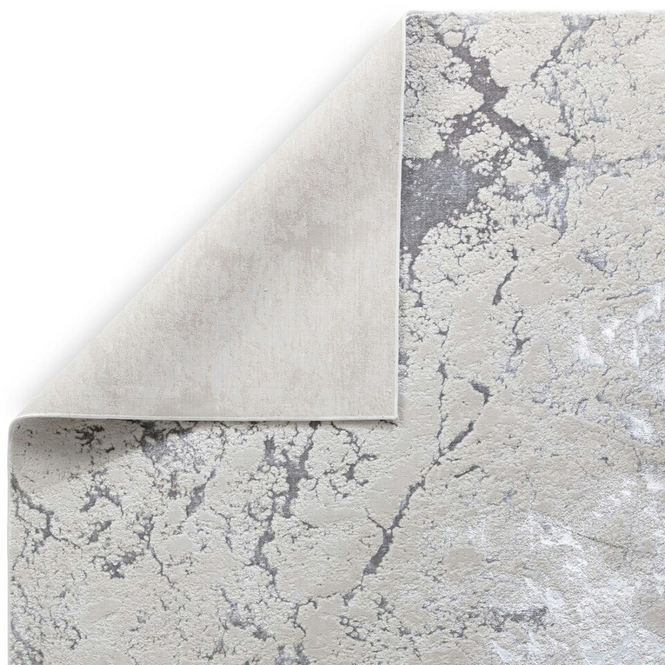 image 1 of Modern Rug, 8mm Thickness DiningRoom Rug, Abstract Optical/(3D) Rug, Anti-Shed Bedroom, & LivingRoom Rug-120cm X 170cm Grey | 120cm X 170cm