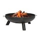 image 1 of Hammer & Tongs Round Iron Fire Pit - 99cm - Black