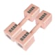 image 1 of Centra A Pair 2.8KG-10KG Adjustable Dumbbells With Metal Weight Block Set Pink