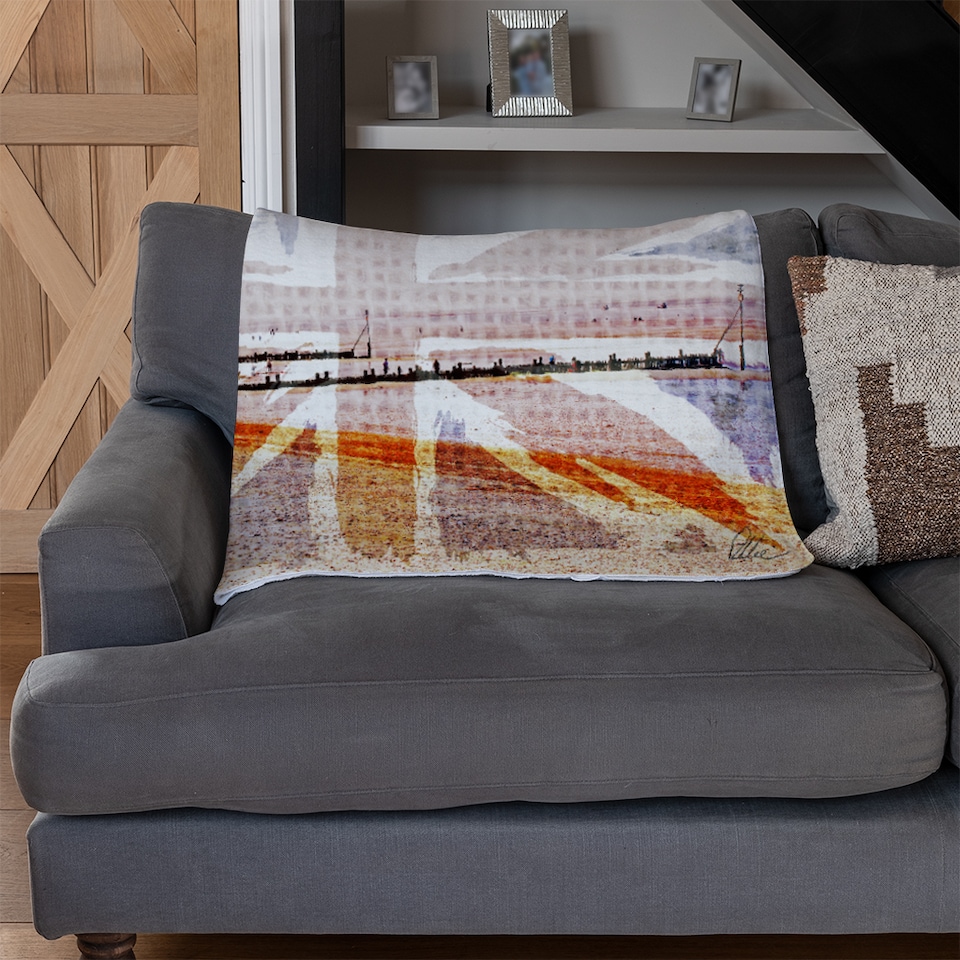 image 1 of Union Jack Beach Blanket | Multi