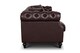 image 4 of Faux Leather Brown 2 Seater Chesterfield Sofa RICHMOND