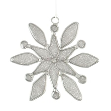 Something Different Let It Snow Snowflake Suncatcher - White - One Size