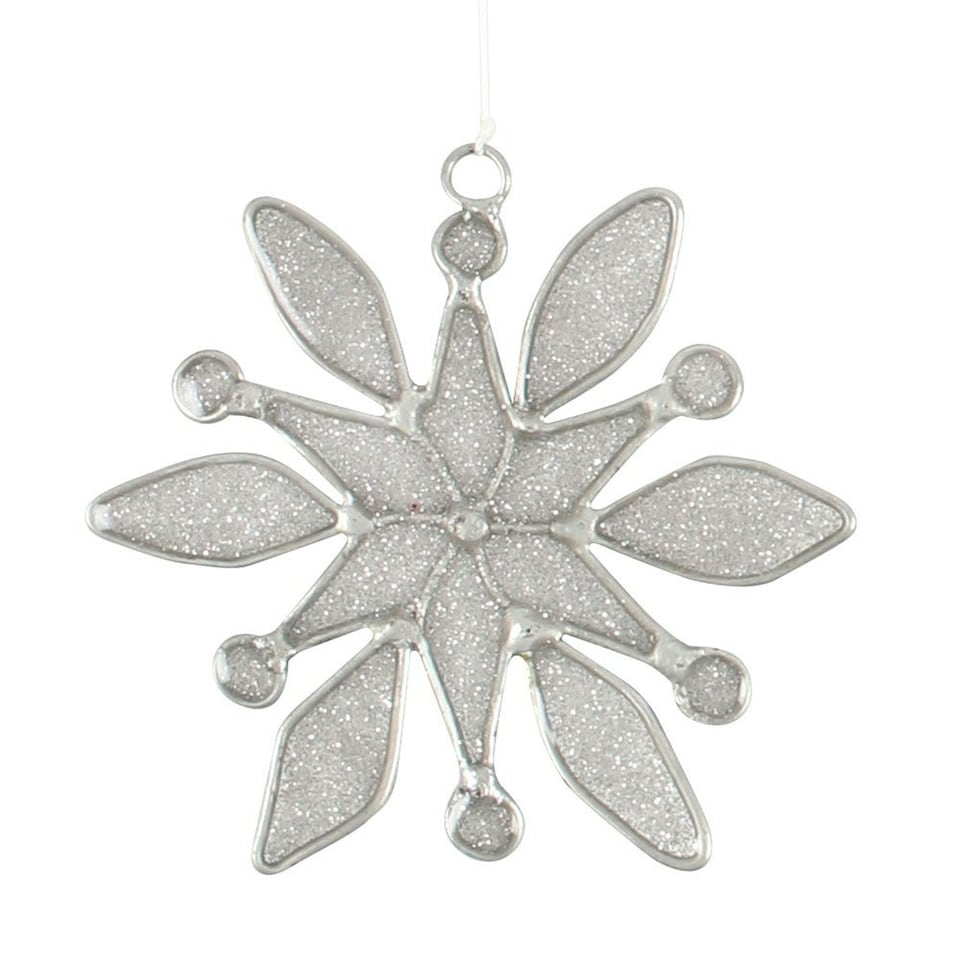 image 1 of Something Different Let It Snow Snowflake Suncatcher - White - One Size