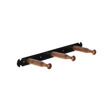Stubbs Retro Saddle Pegs - Black/Brown - 18cm