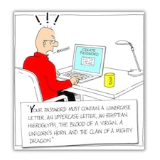 Norbert & Val Funny Birthday Card for Him, Humorous Birthday Card for a Man, Create Password!