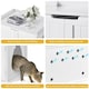 image 3 of Yaheetech Pet Litter Box with Spacious Storage Space White | One Size