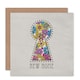 image 1 of Floral Keyhole New Home For Her Card