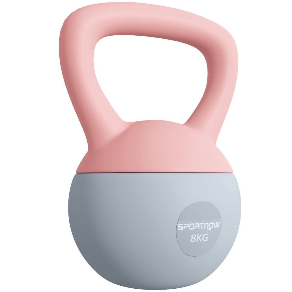 image 1 of SPORTNOW Kettlebell with Soft Body and Non-Slip Handle | Multi | 8