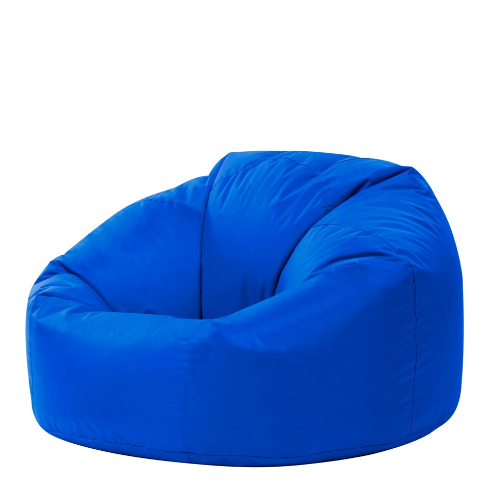 image 1 of icon Classic Indoor Outdoor Bean Bag Blue Bean Bag Chair Blue