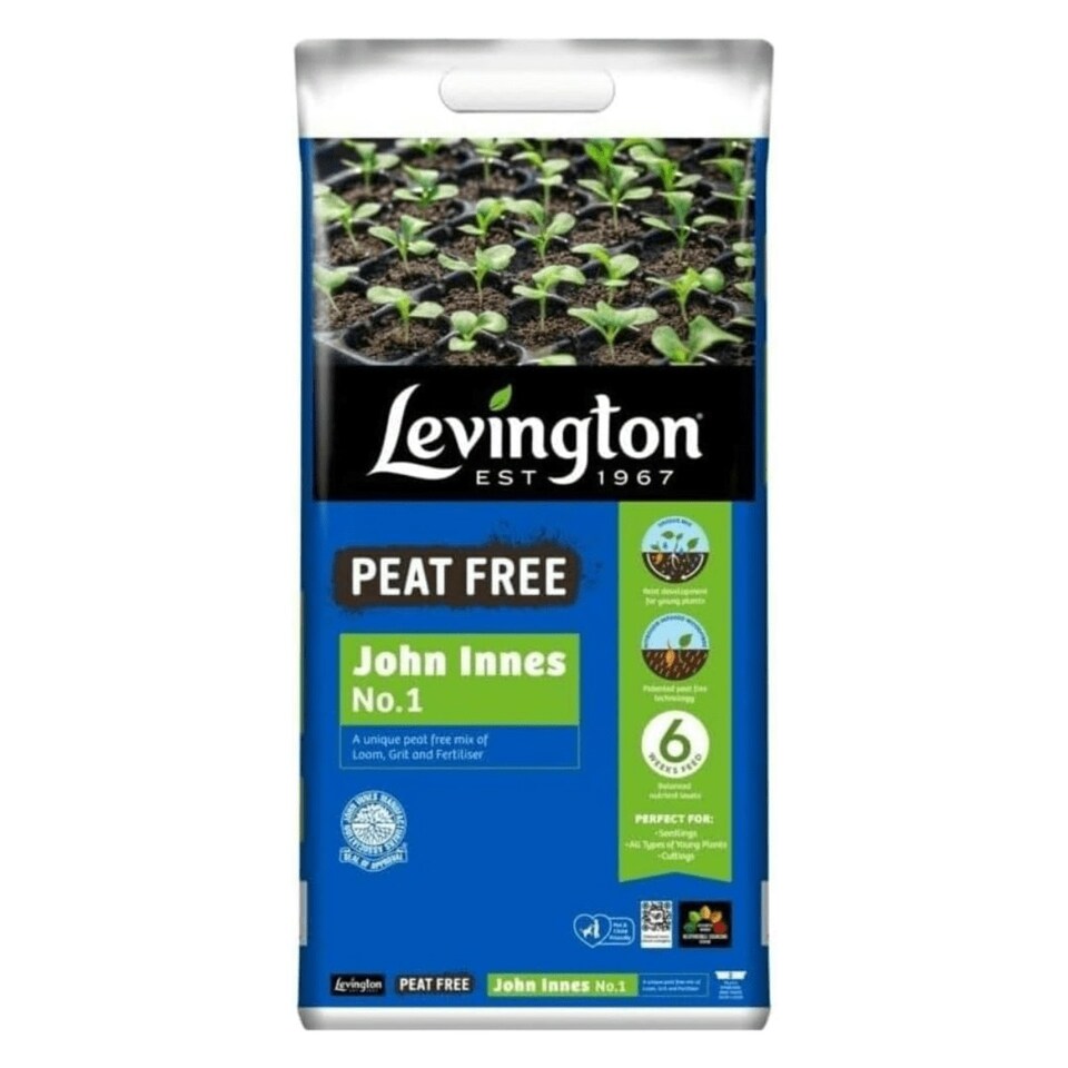 image 1 of Levington Peat Free John Innes No.1 Compost, 10L