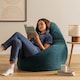 image 2 of Dalton Medium Beanbag Corduroy Teal | Green | Teal | 1