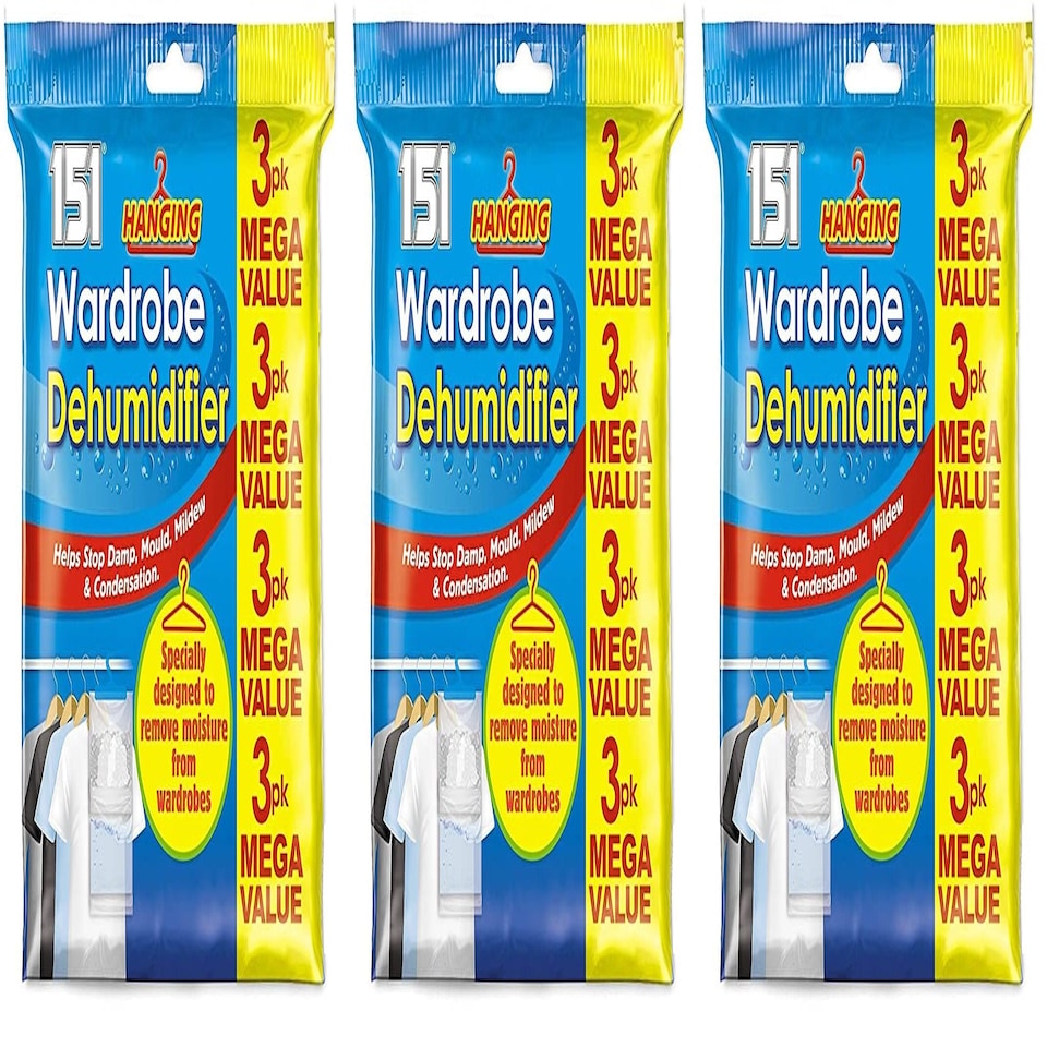 image 1 of Pack of 3 Hanging Dehumidifier 180gr