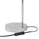 image 4 of Set of 2 Arched Table Lamps with White Fern Shades | Chrome | White | Large | 2