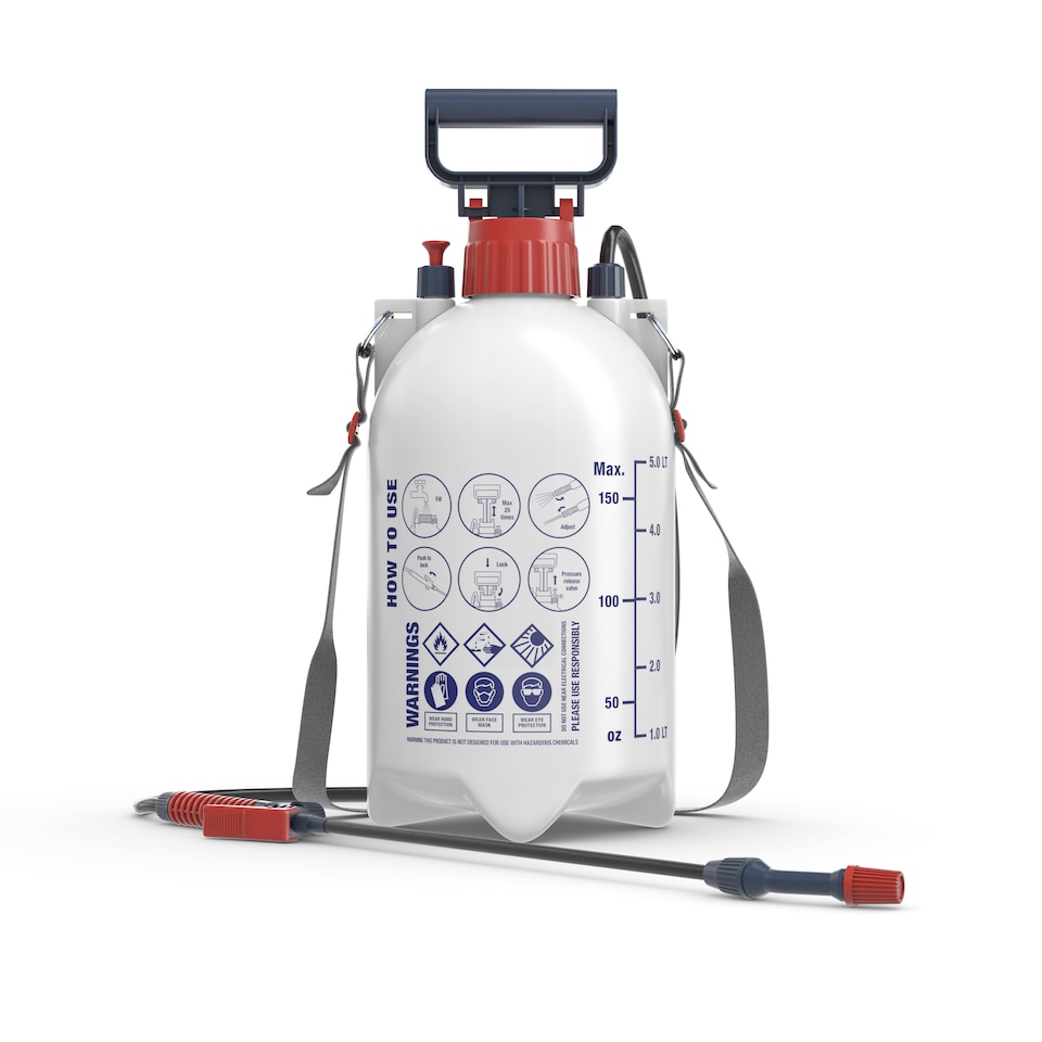 image 1 of Roxil 100 Green Mould, Algae & Lichen Killer - 1 x 5L & Sprayer - Restore The Appearance of Your Patio, Decking, Fence or Paving