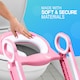 image 5 of CHILDREN BABY TODDLER KID POTTY TRAINING TOILET SEAT TRAINER URINAL CHAIR LADDERO, PINK & WHITE