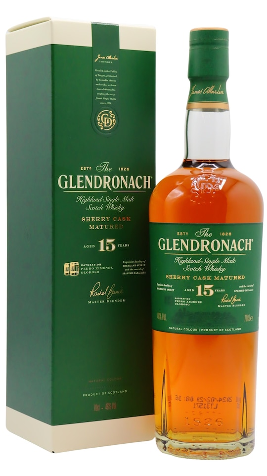 Glendronach - Highland Single Malt Scotch 15 year old Whisky
