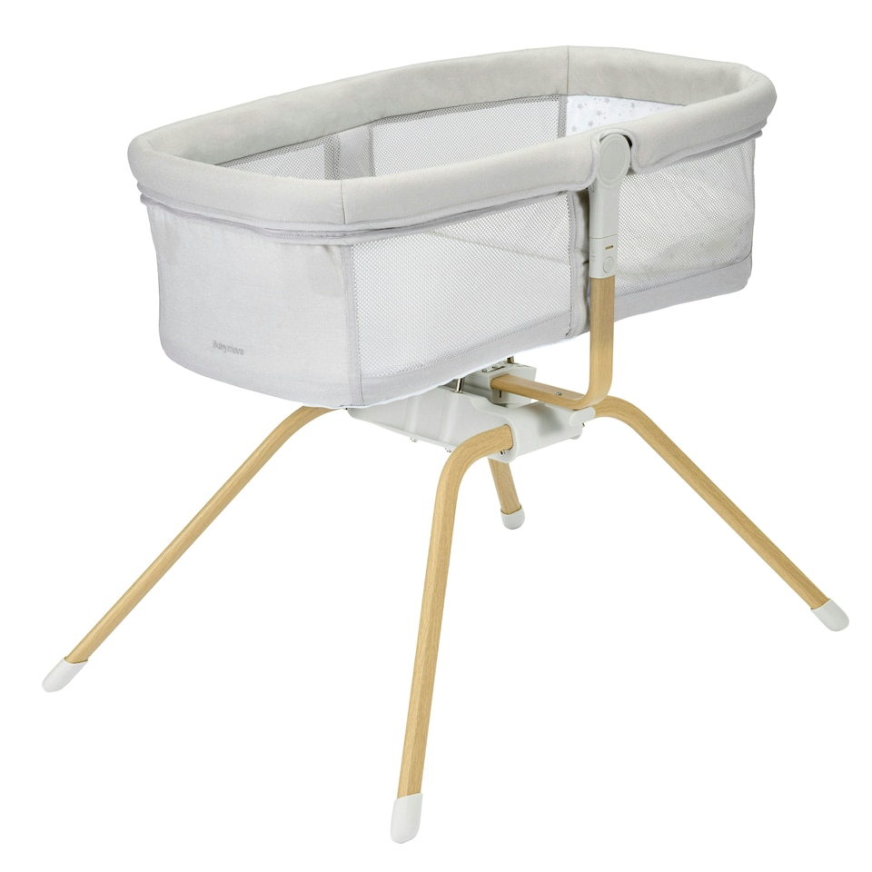 image 1 of Babymore Air Motion Gliding Crib Cream