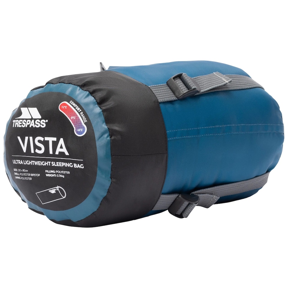 image 1 of Trespass Unisex Adult Vista Sleeping Bag | Blue | Rich Teal | One Size | 1