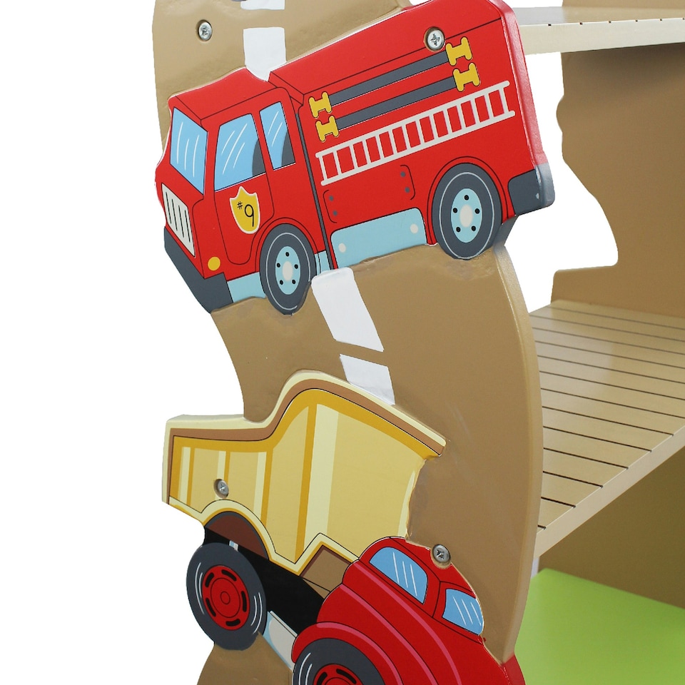 image 1 of Teamson Kids Transportation Toddler Bookshelf