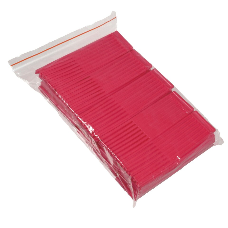 image 1 of SPARES2GO Power Sweeper Brushes for WESTWOOD COUNTAX Lawn Tractor Mower 5086 Bristles x 60 Red