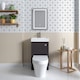 image 2 of Balterley Contemporary Bathroom Cloakroom Freestanding Rectangular Cabinet Basin Vanity Unit MFC