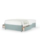 image 1 of Super Ortho Orthopaedic Duckegg Linen 2 Drawer Divan Set Double