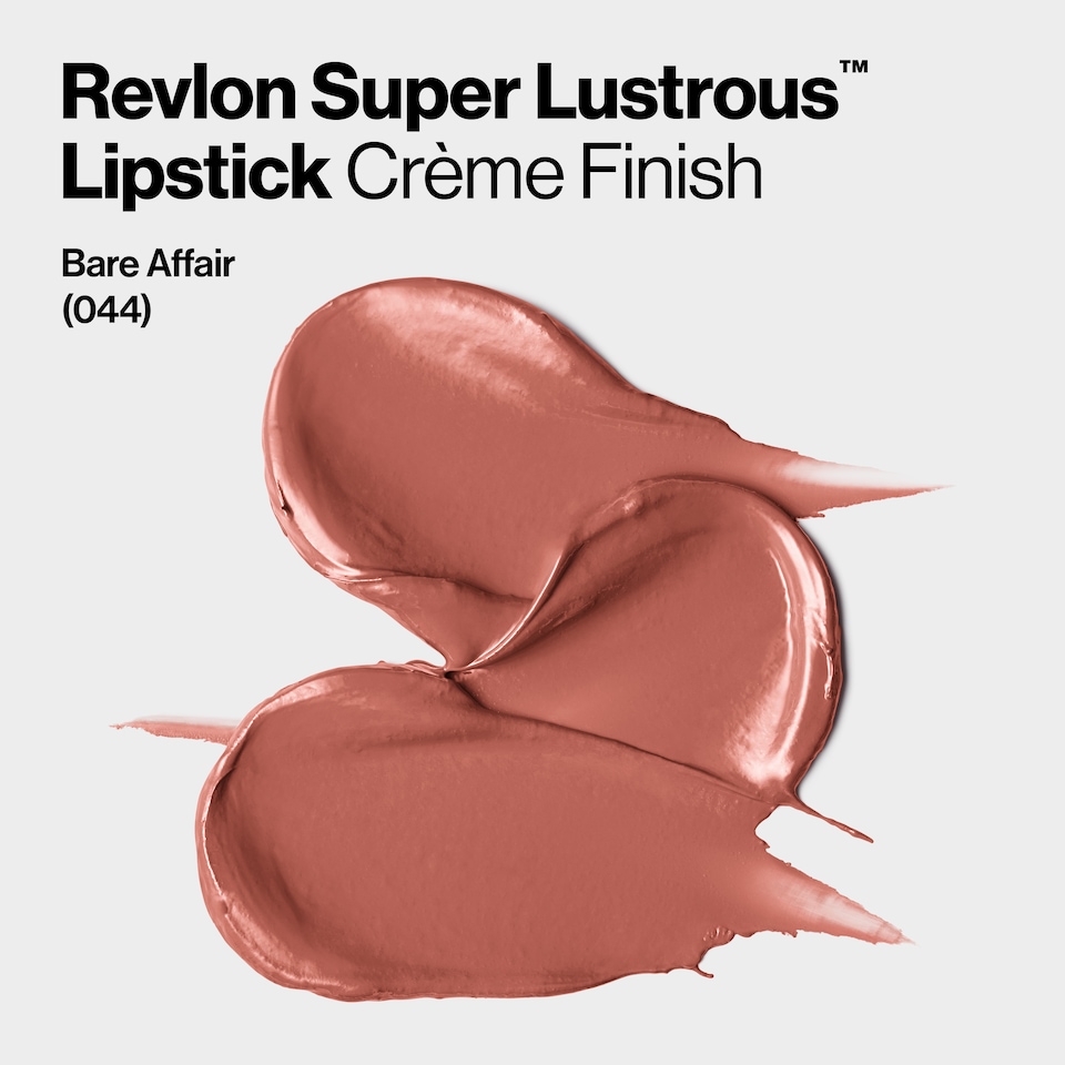 image 1 of Revlon Super Lustrous Lipstick, Bare Affair Cream Moisture Rich Nude Lip Color