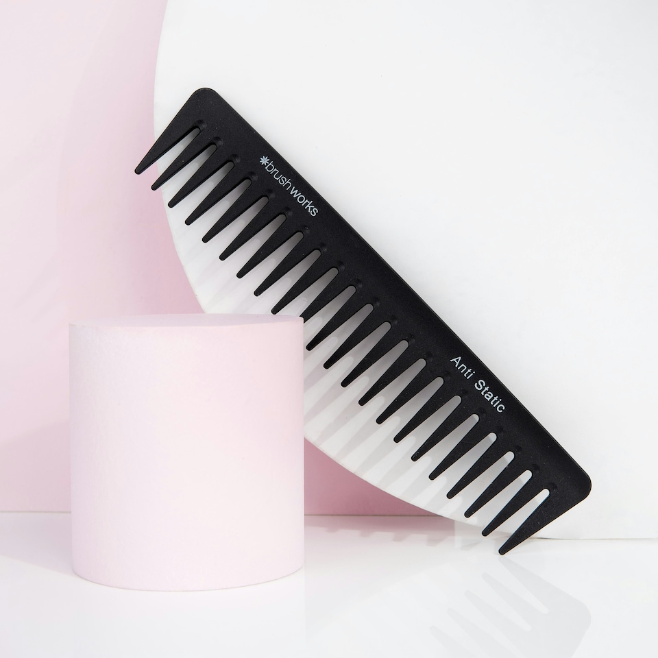 image 1 of Brushworks Anti-Static Wide Tooth Comb