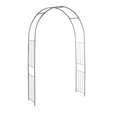 Elegant Decorative Rose Archway Black