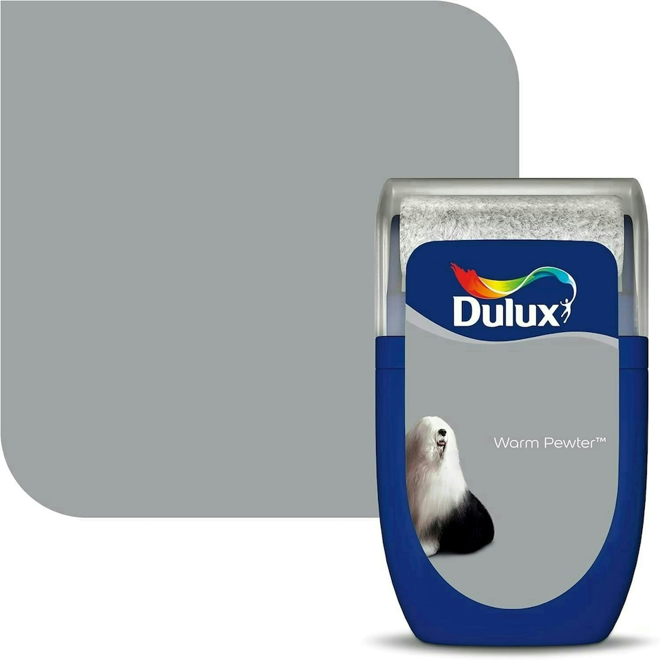 DULUX MATT TESTER WARM PEWTER 30ML