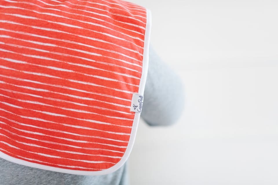 image 1 of Copper Pearl Premium Burp Cloths Nautical 3Pk